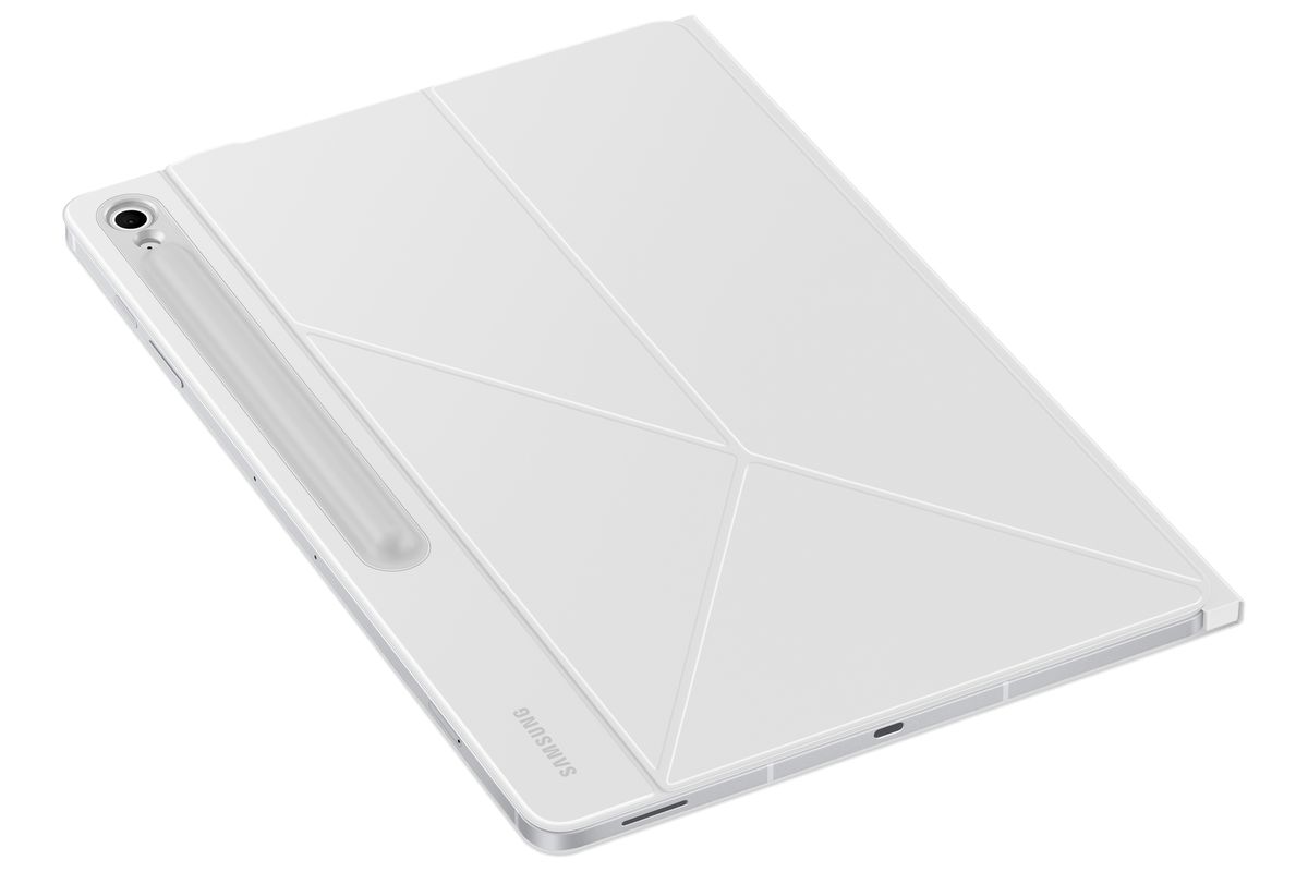 Samsung Tab S10FE+ Book Cover White