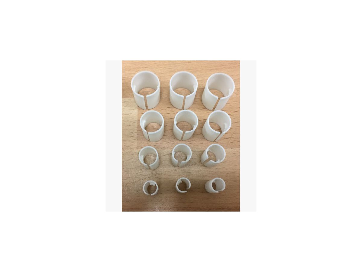 Gitzo Plastikringe weiss, Set