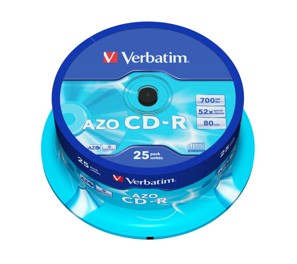 Verbatim CD-R Spindle 700MB 52x 25 Pack