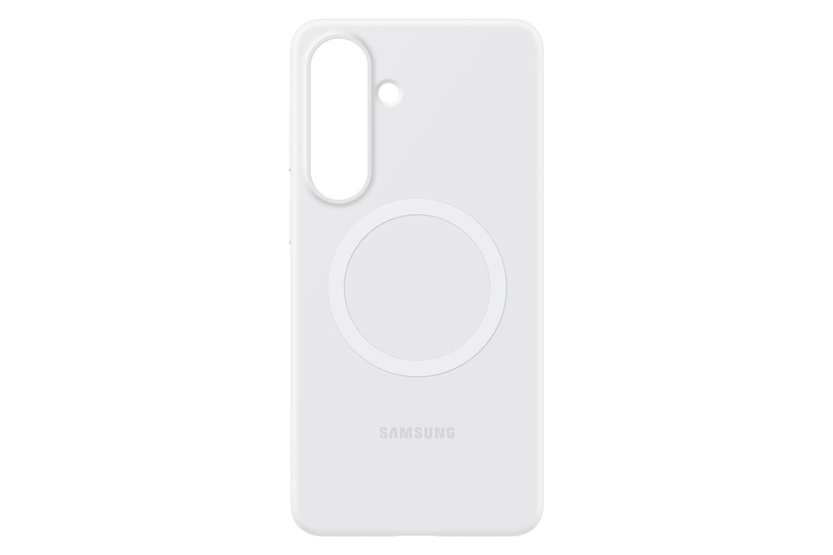 Samsung S26+ Silicone Magnet Case White