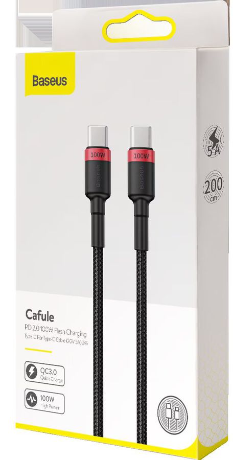Baseus USB-C to USB-C 2m 100W Black