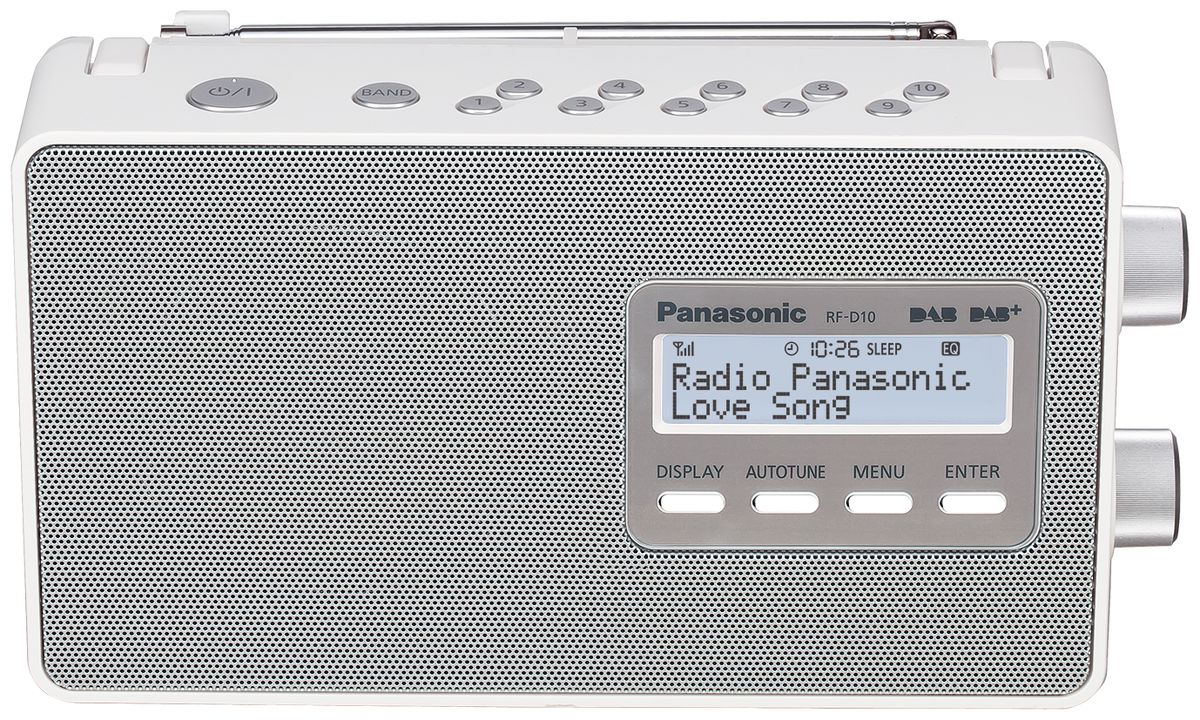 Panasonic DAB+ Radio portable D10 White