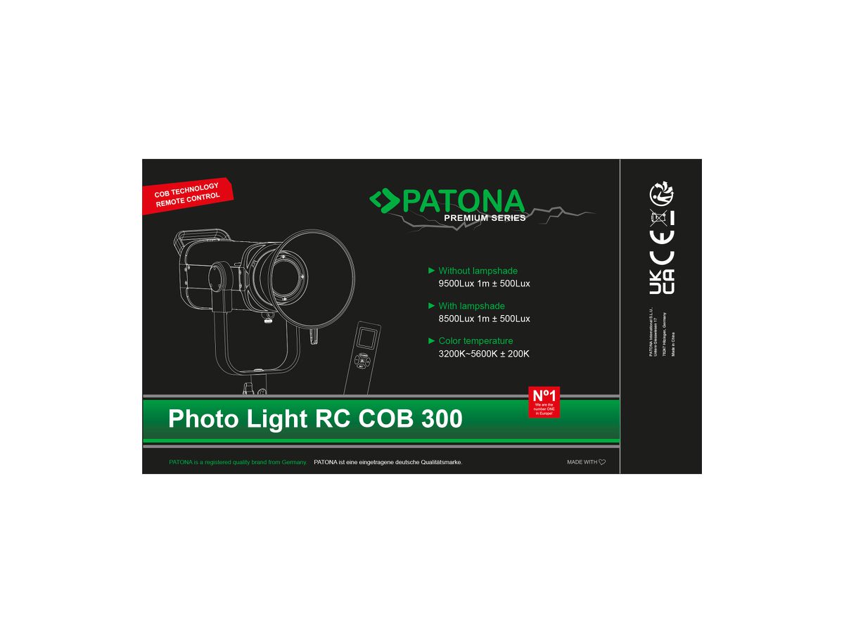 Patona Leuchte COB-300 APRC APP