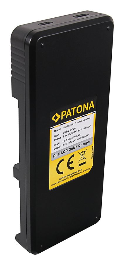 Patona NP-F970 Set Chargeur + 2 Batterie