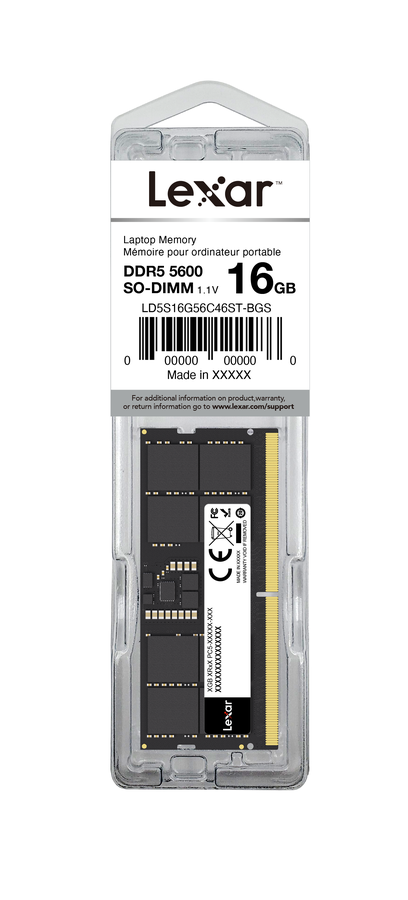 Lexar DDR5 4800 MHz So-DIMM 1x 16GB