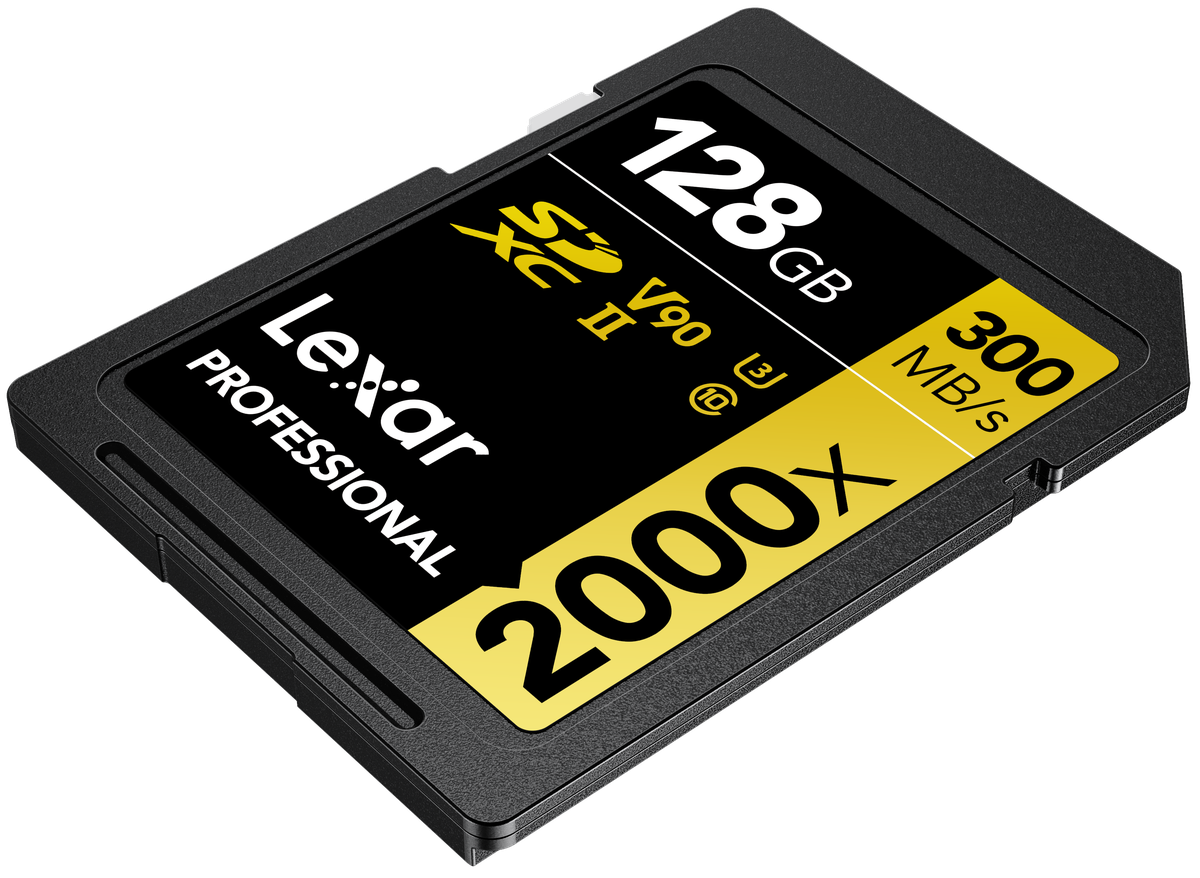 Lexar 2000x UHS-II SDXC 128GB Gold