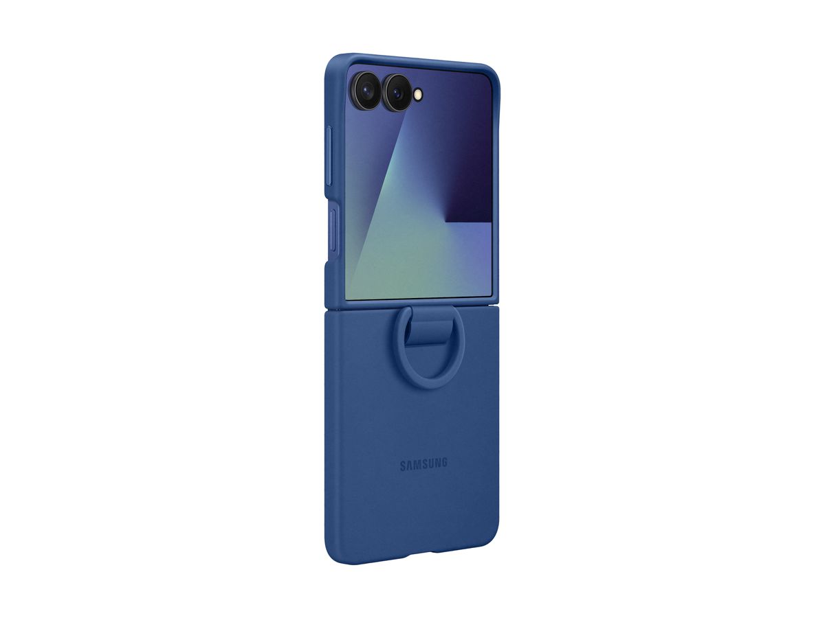 Samsung Flip 7 Ring Case Blue