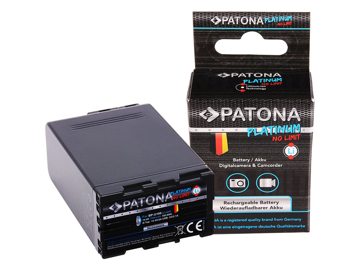 Patona Platinum Batterie Sony BP-U100