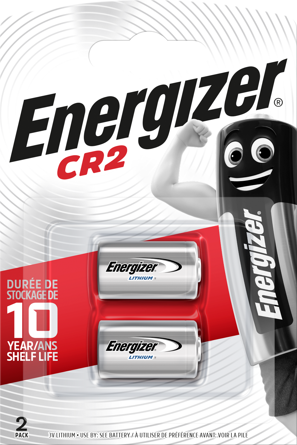 Energizer CR2 Lithium 3.0V (2-Pack)