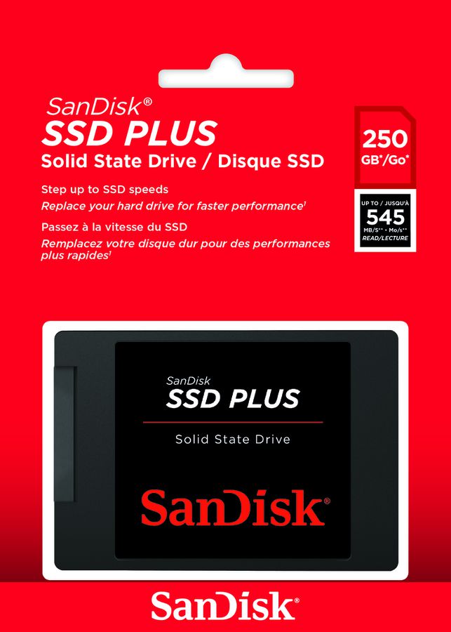 SanDisk SSD Plus 2.5' SATA 250GB