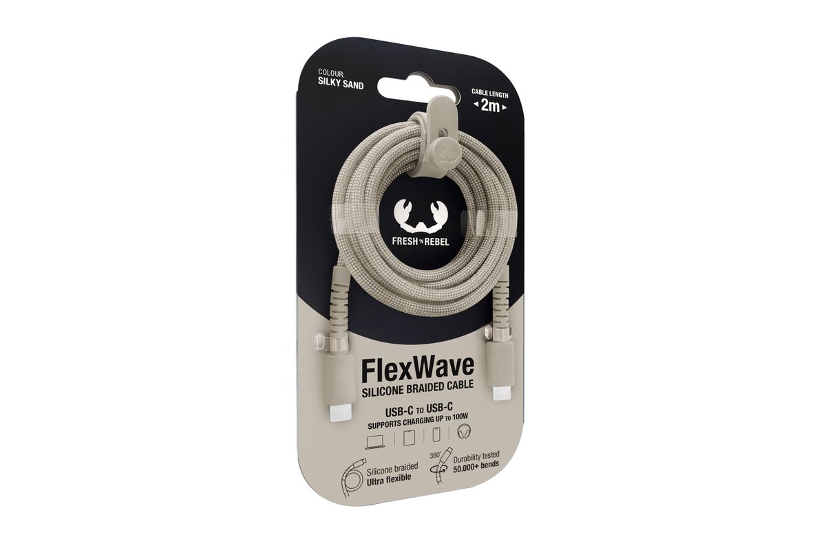Fresh 'n Rebel USB-C to USB-C Silky Sand