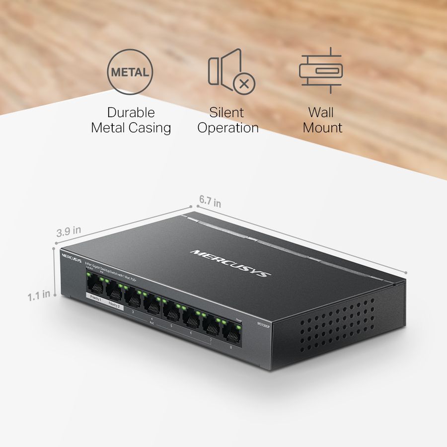 Mercusys 8-Port Gigabit Desktop Switch