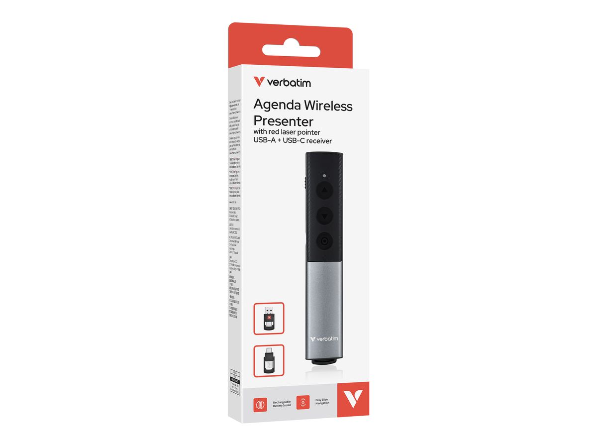 Verbatim Agenda Presenter Laserpointer