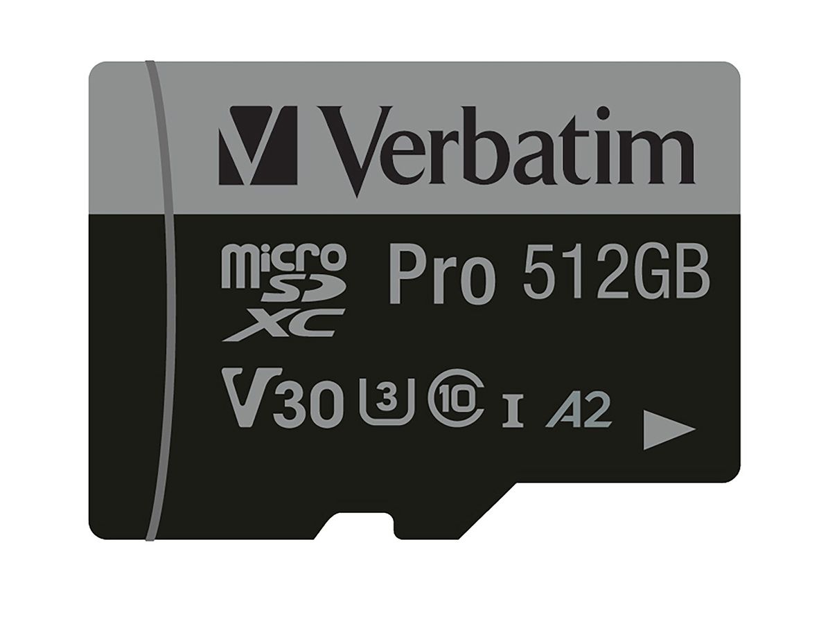 Verbatim Pro U3 512GB microSDXC Card