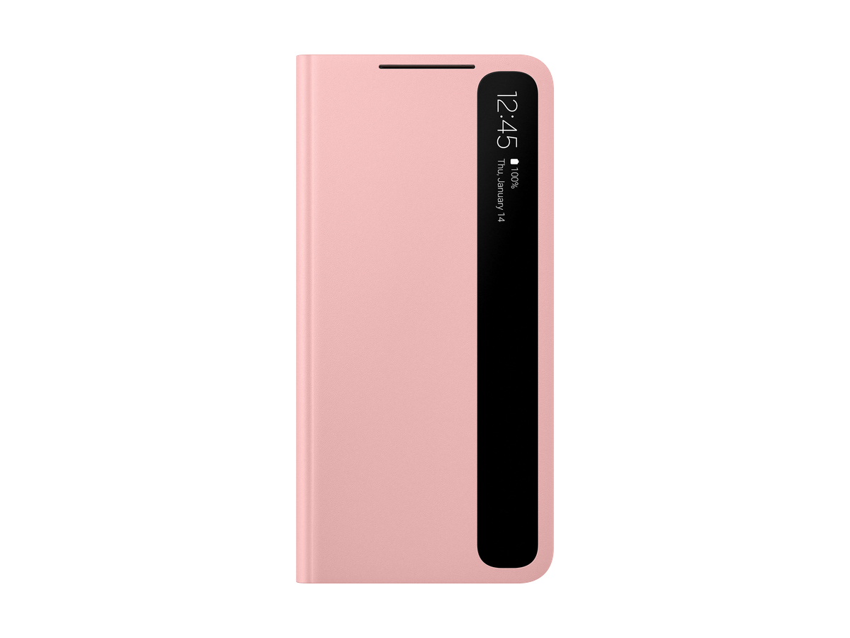 Samsung Galaxy S21 Clear View Cover pink