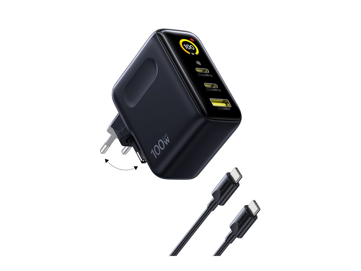 Baseus PicoGo Display Fastcharg.100W Bl.