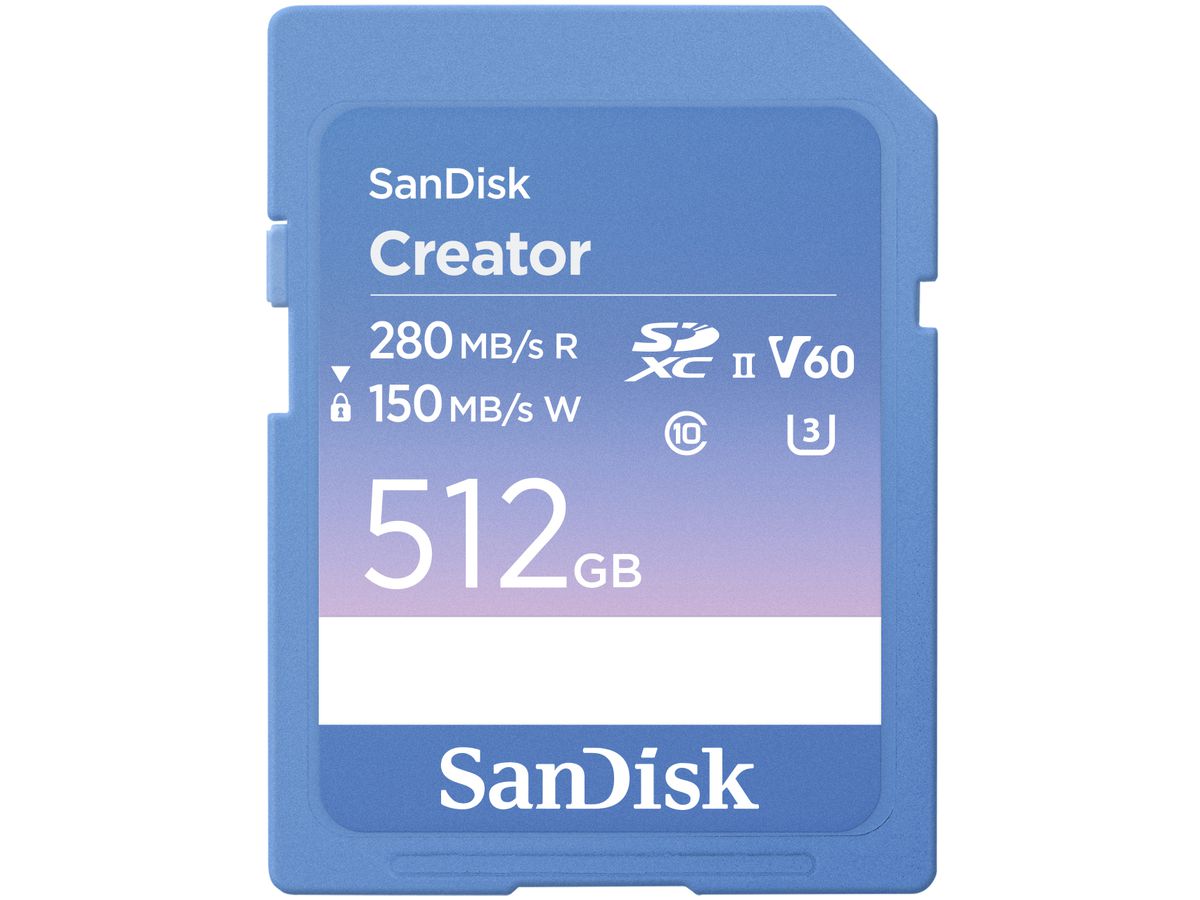 SanDisk Creator 280MB/s SDXC 512GB