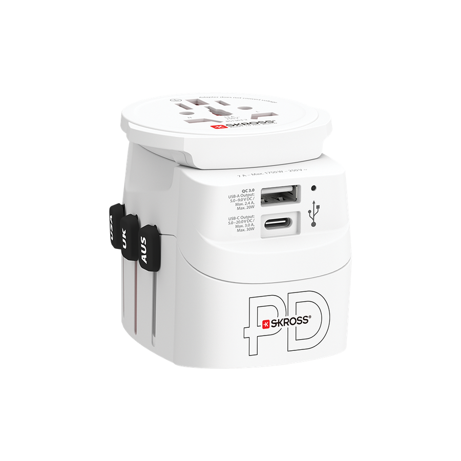 Skross PRO Light USB AC30PD World