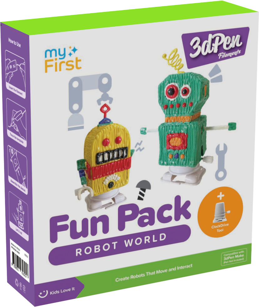 myFirst 3D Pen Filaments Robot World
