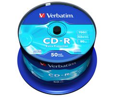 Verbatim CD-R Spindle 700MB 52x 50 Pack