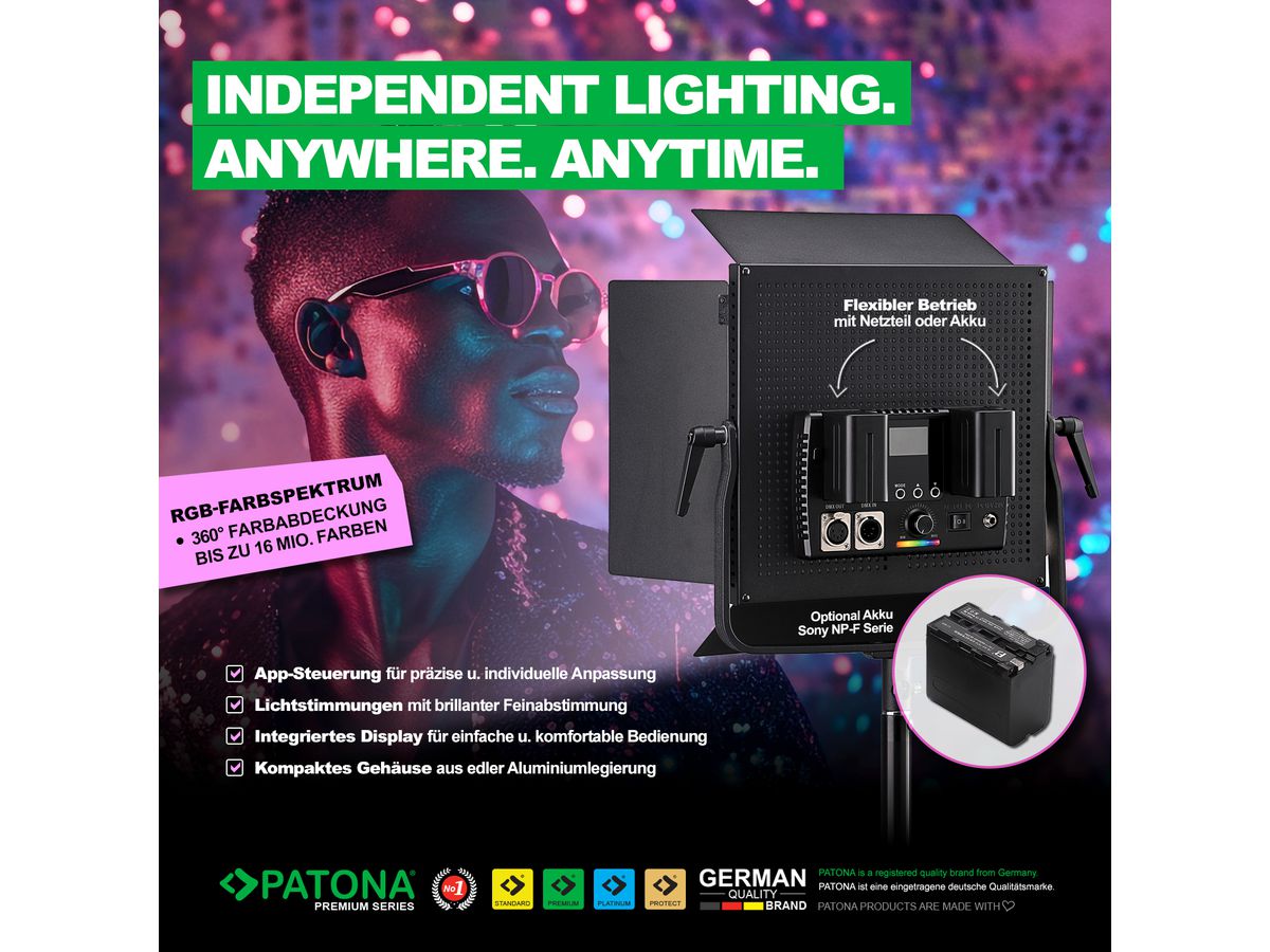 Patona Premium LED 60W RGB APP