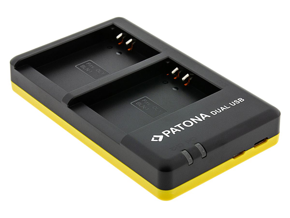 Patona Ladege. Dual USB Olympus BLN1