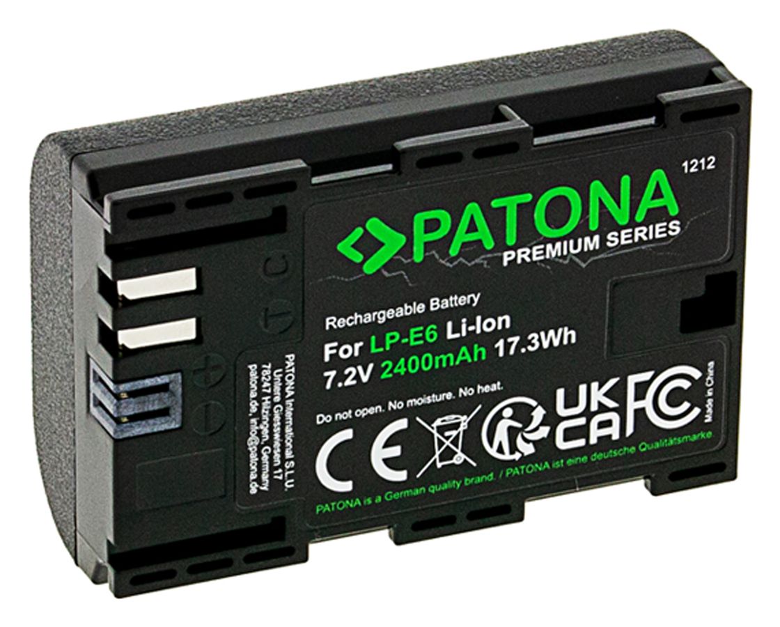 Patona Premium Batterie Canon LP-E6