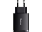 Baseus Quick Charger 3 Port 30W Black