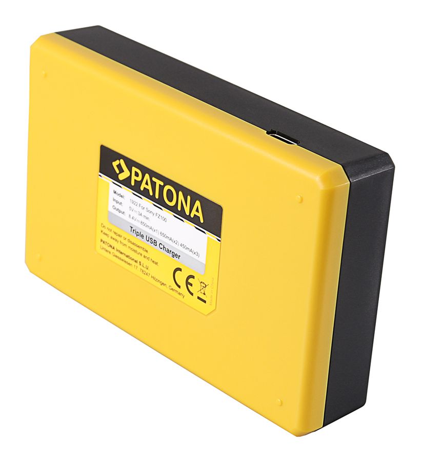 Patona Triple Chargeur USB NP-FZ100