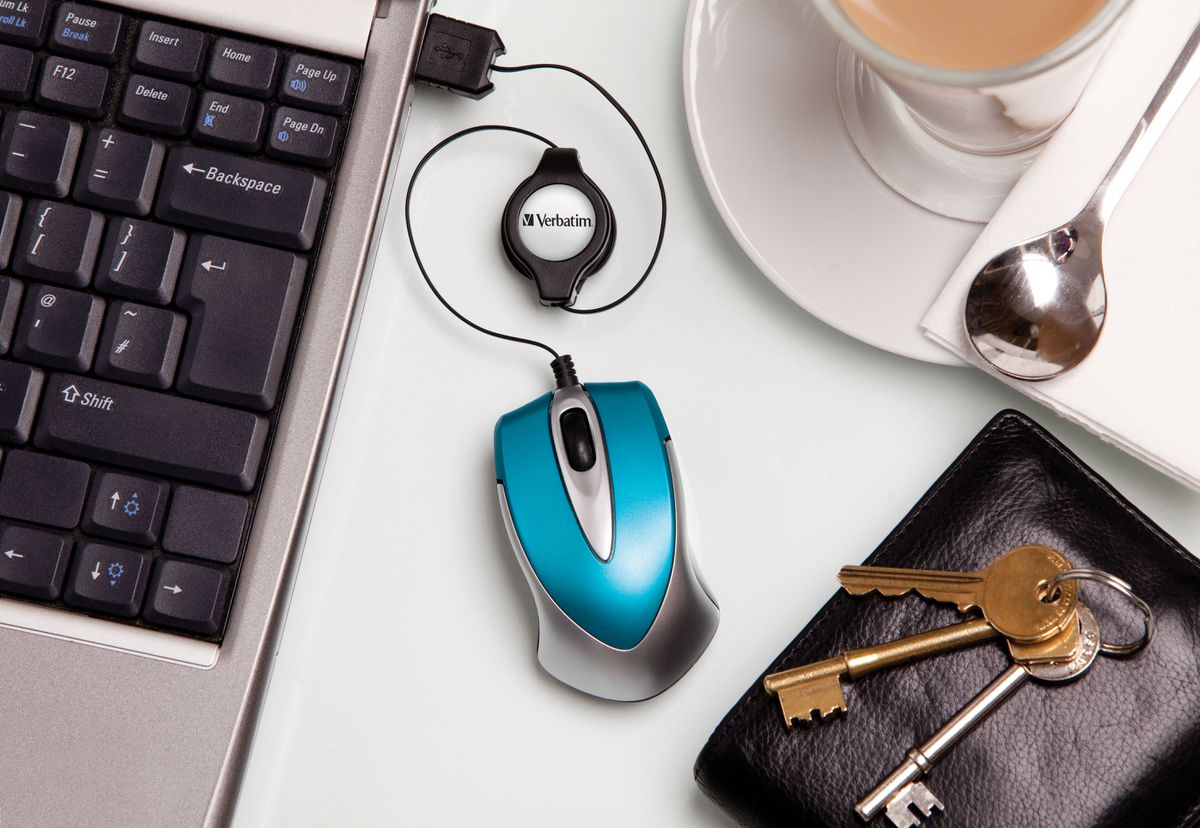 Verbatim Go Mini Travel Mouse Blue