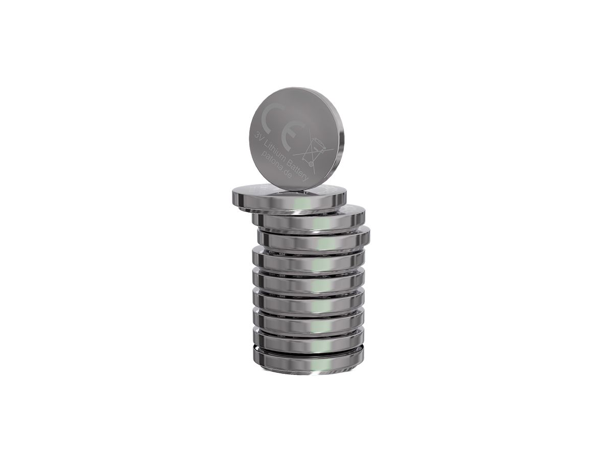 Patona 10 pièces CR2032 pile alcaline