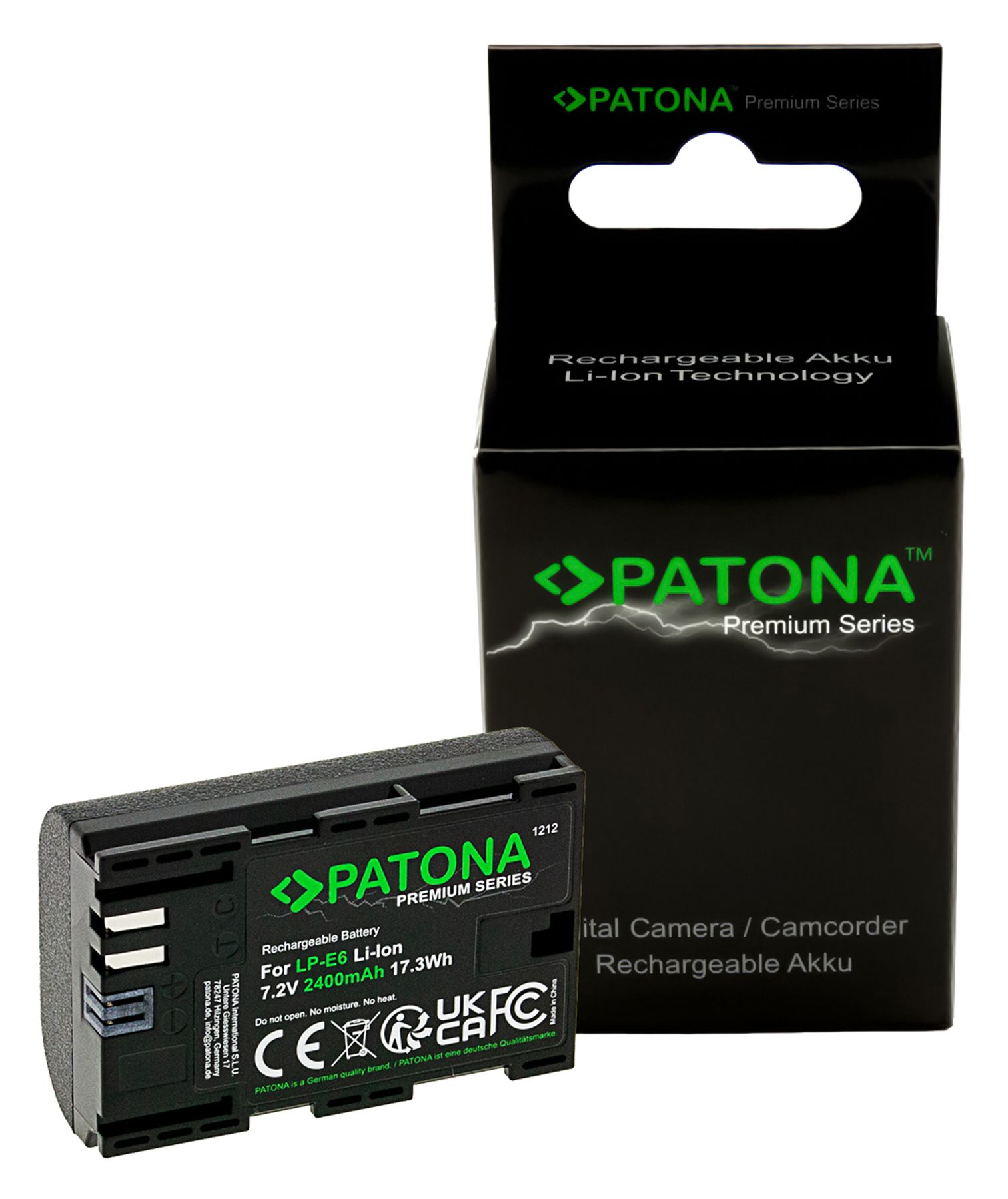 Patona Premium Batterie Canon LP-E6