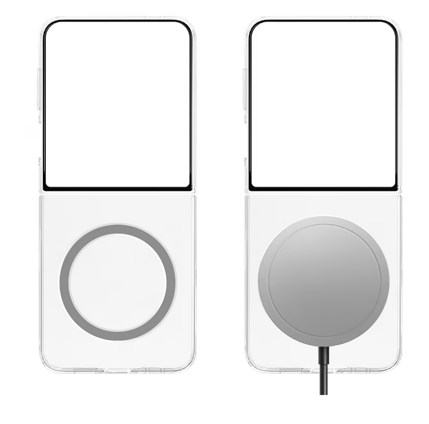 Samsung Flip 7 Clear Magnet Case
