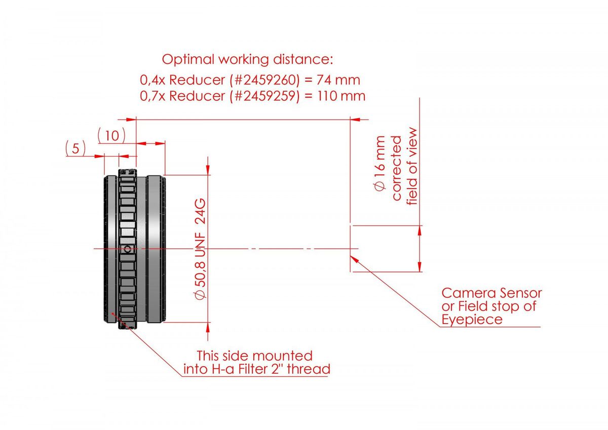 Baader 2" Solar-Telekompressor 0.7x