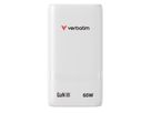Verbatim Fold n Go GaN Charger 65W White