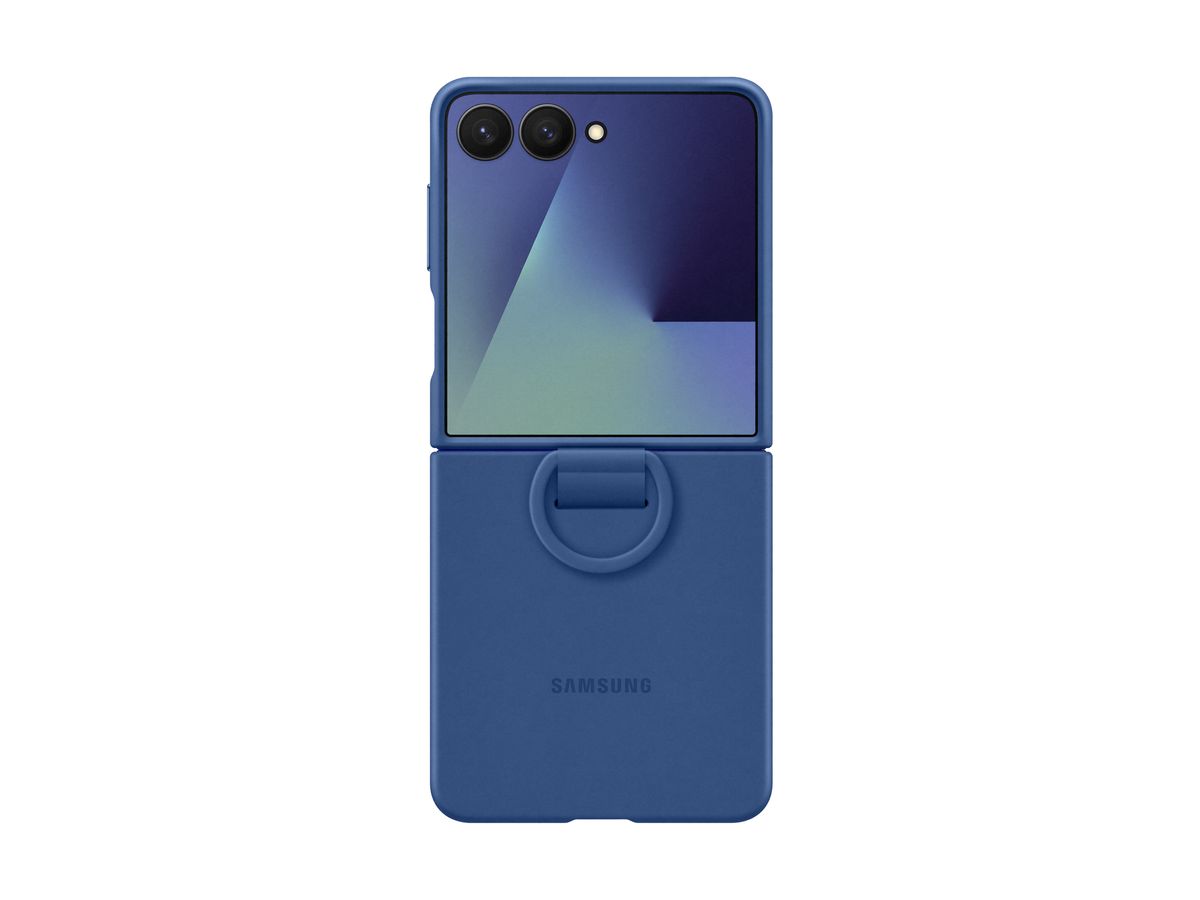 Samsung Flip 7 Ring Case Blue