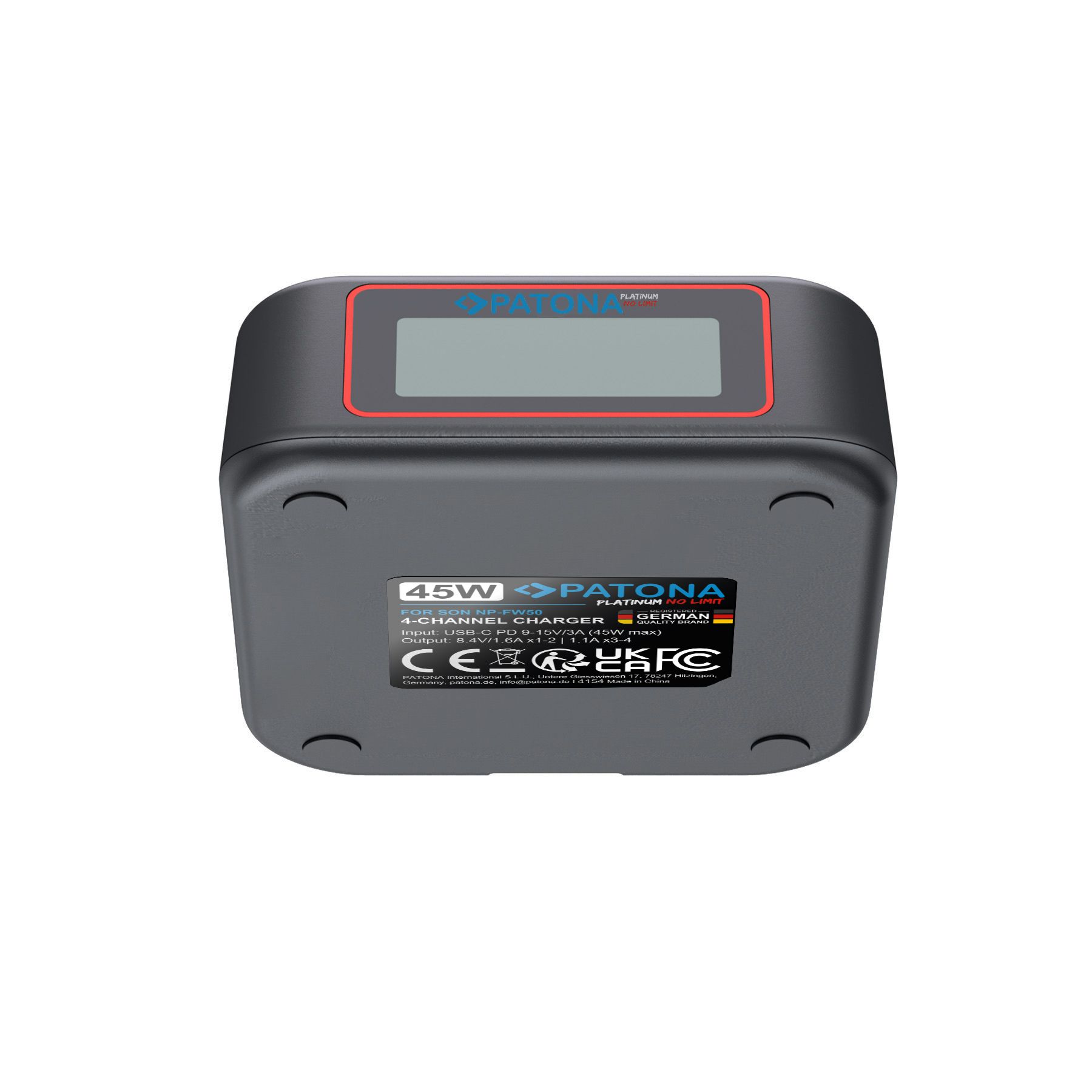 Patona 4-Port Fast Charger Sony NP-FW50