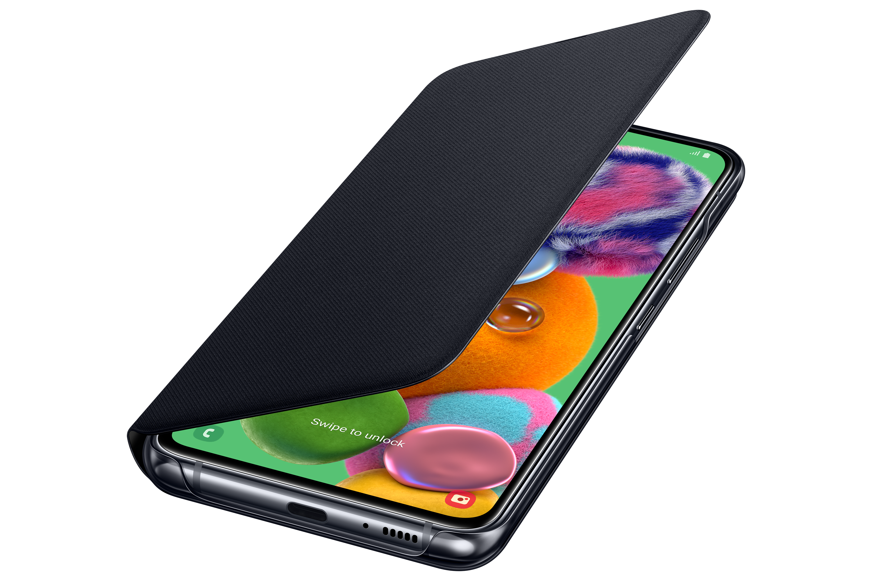 Samsung Galaxy A90 5G Wallet Cover black