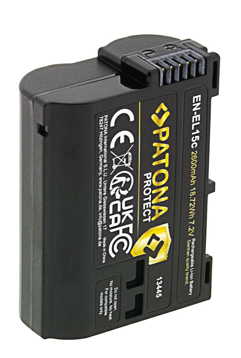 Patona EN-EL15C Set Ladegerät + 2 Akkus