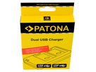 Patona Ladege. Dual USB Olympus BLN1
