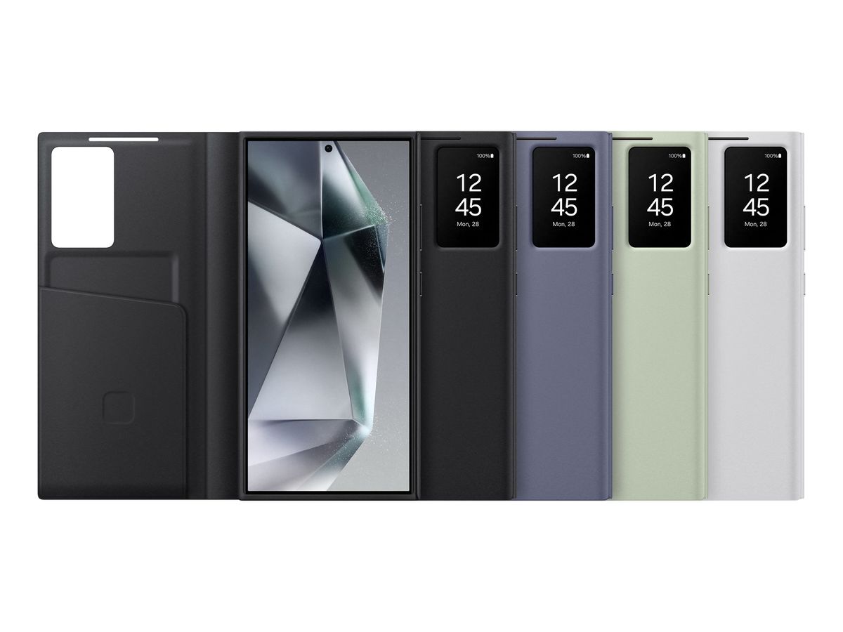 Samsung S24 Ultra Wallet Case Black