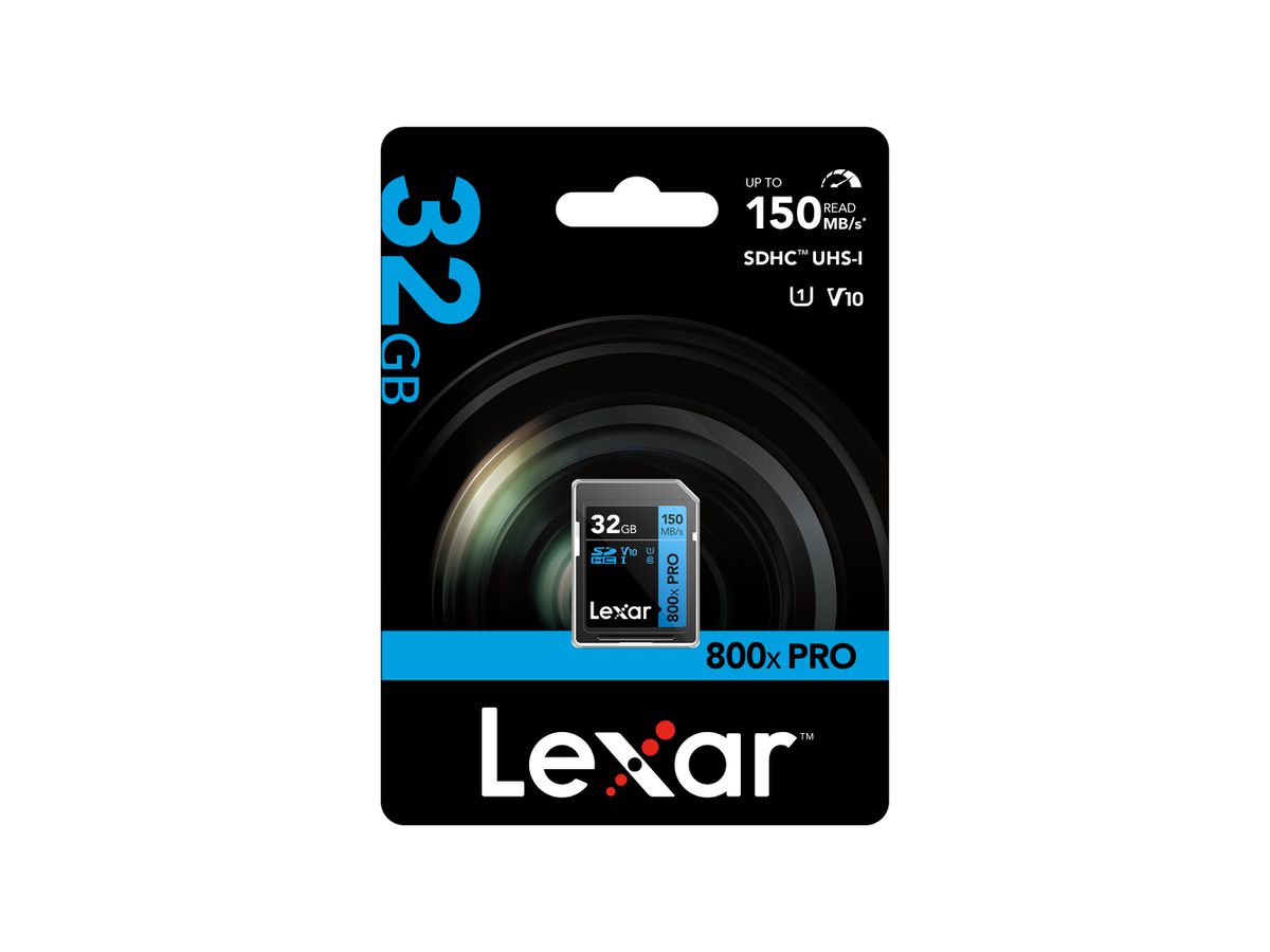 Lexar 800x UHS-I SDHC 32GB Blue