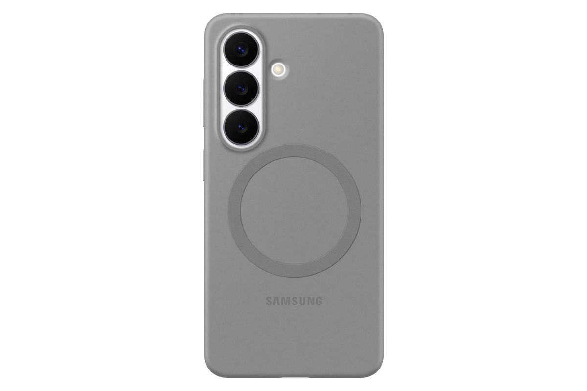 Samsung S26 Silicone Magnet Case Gray