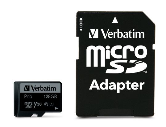 Verbatim Pro U3 128GB microSDXC Card