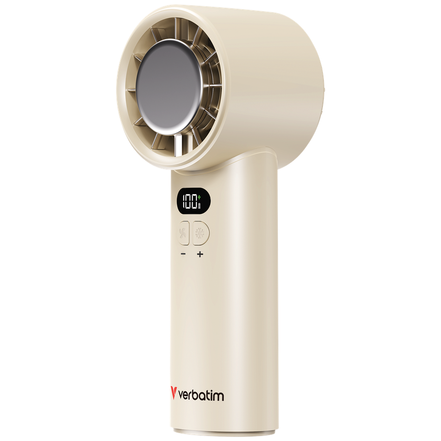 Verbatim CoolnGo Handheld Fan White