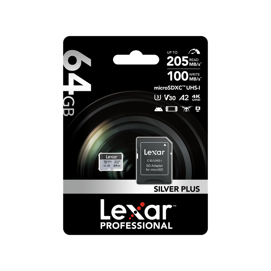 Lexar micro SDXC Silver Plus 64GB