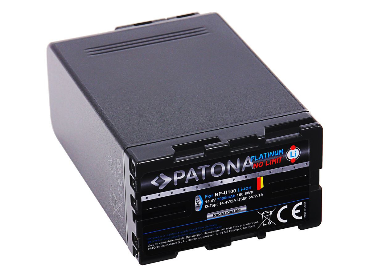 Patona Platinum Batterie Sony BP-U100
