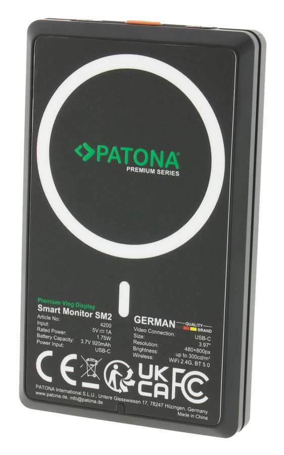 Patona moniteur pour Selfie + Vlog