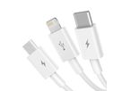 Baseus USB 3-in-1 Cable 1.5m White
