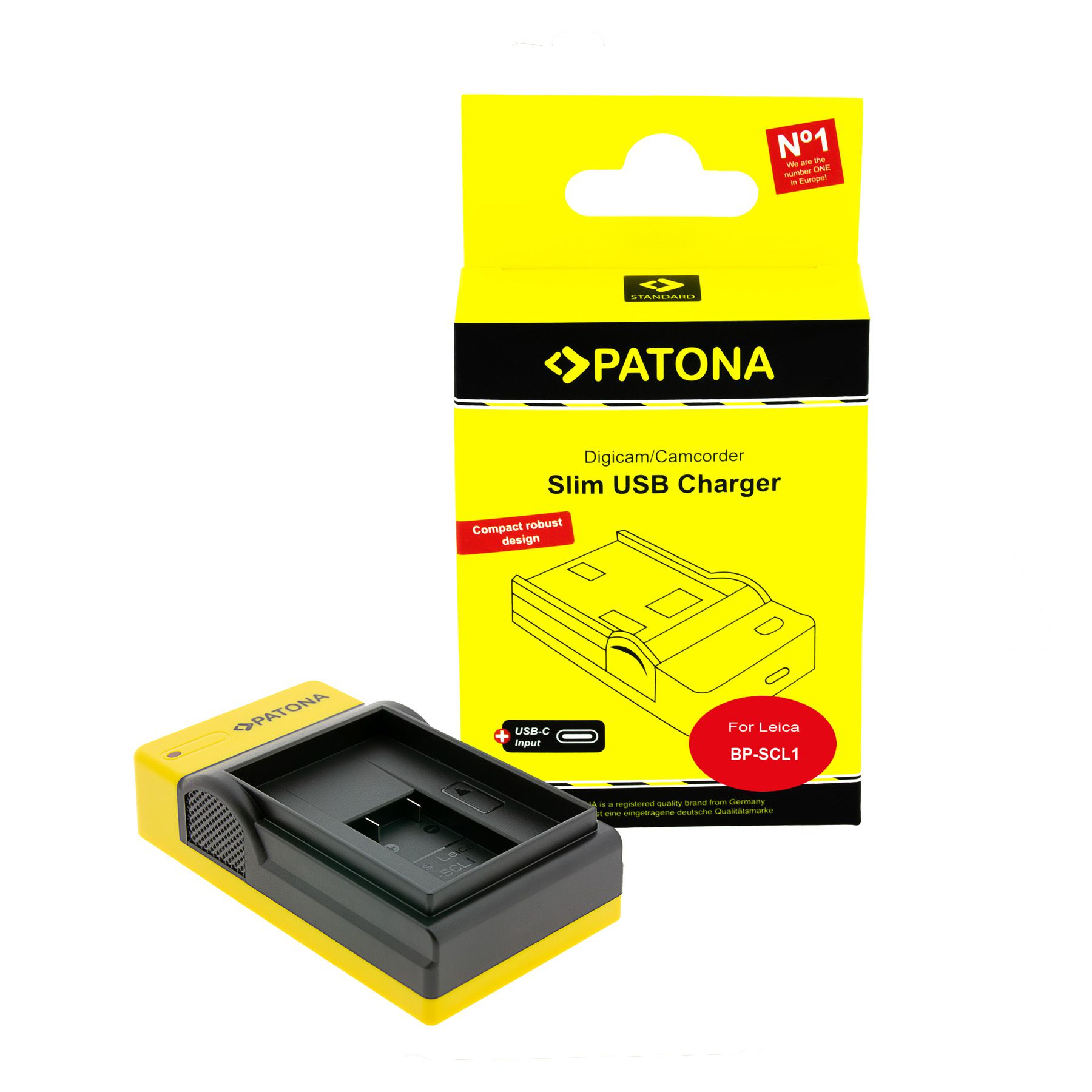 Patona Slim USB-C Ladeg. Leica BP-SCL1